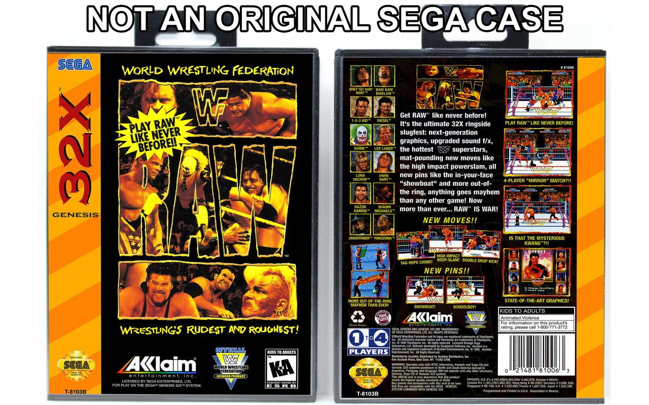 WWF Raw Prices Sega 32X | Compare Loose, CIB & New Prices